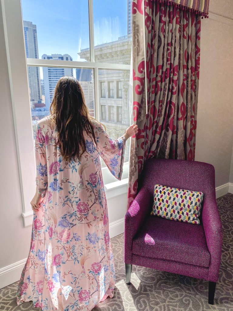 The Perfect 3-Day Itinerary For A Luxurious New Orleans Weekend Getaway, newly updated rooms in the ritz carlton new orleans, renovated rooms, new orleans luxury hotels, Landry Has Landed staycation in the ritz carlton new olreans window cityscsape