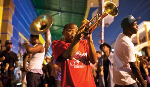 Baby Boyz Brass Band on Frenchmen Street. Live music on frenchman street, what to do in New Orleans, New Orleans weekend getaway, New Orleans weekend itinerary, live Jazz on Frenchman Street in New Orleans