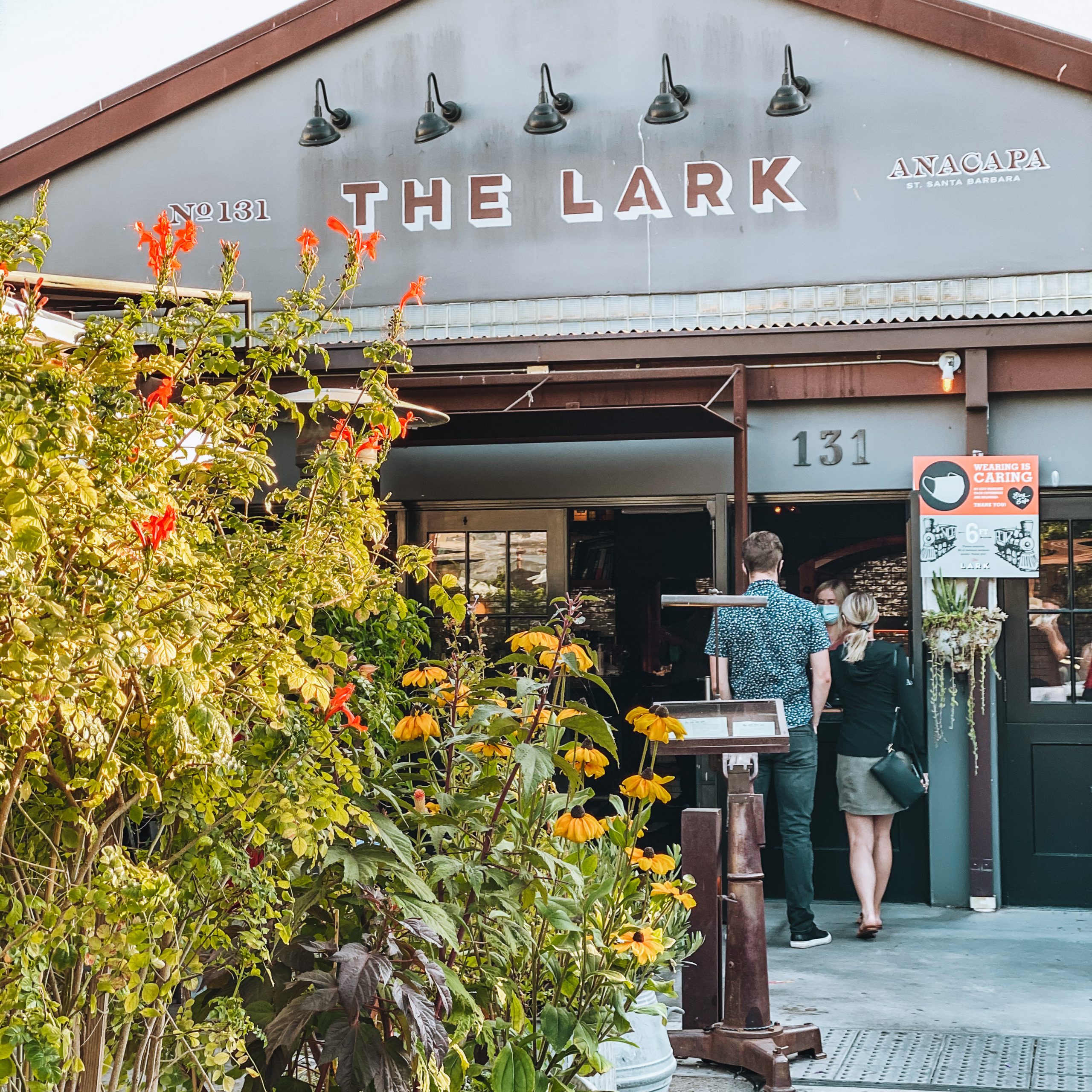 The Lark restaurant in Santa Barbara. Best restaurants in Santa Barbara. Best dinner in Santa Barbara. Where to eat dinner in Santa Barbara. Santa Barbara Funk Zone Restaurants.