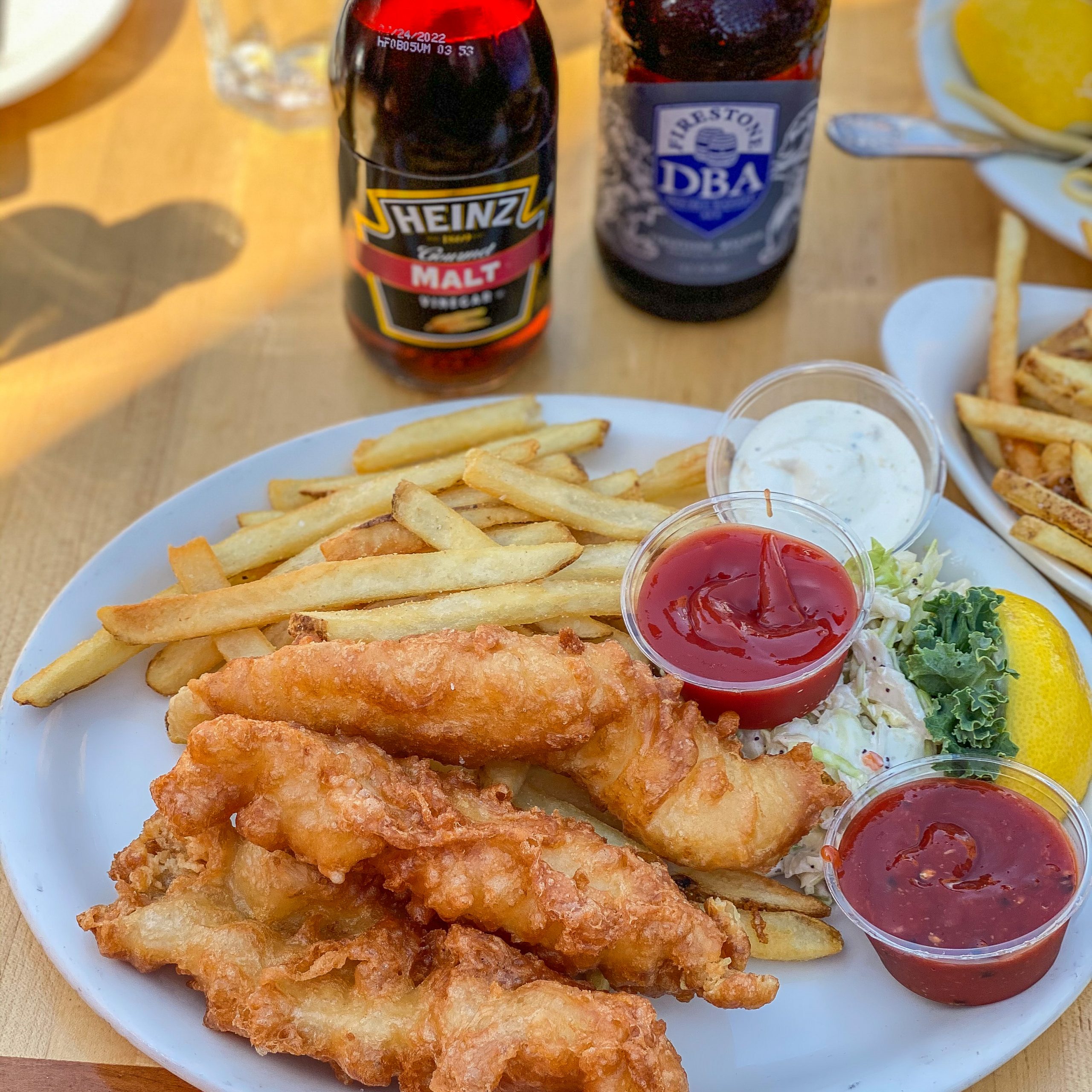 Fish n' chips at Brophy Bros. in Santa Barbara. Best restaurants in Santa Barbara. Best lunch in Santa Barbara. Where to eat lunch in Santa Barbara.